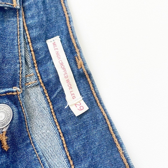 LEVI’S MILE HIGH WIDE LEG WOMEN'S JEANS SIZE 29 - Picture 6 of 14